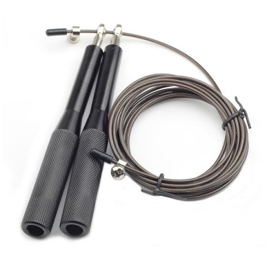 Adjustable Stainless Steel Wire Metal Speed Bearing Skipping Jump Rope Aluminum