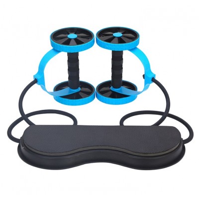 Body Training Multifunctional Exercise Expander with AB Wheel